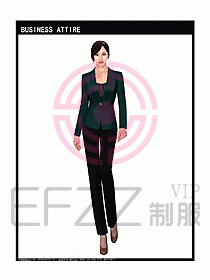 女秋冬職業(yè)裝設(shè)計(jì)圖938