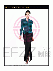 西餐咨客制服設(shè)計圖330
