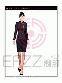 酒店前臺服務(wù)員制服設(shè)計(jì)圖608